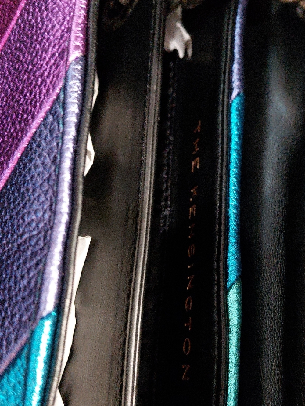 KURT GEIGER KONDON LARGE RAINBOW KENSINGTON SATCHEL - Picture 10 of 12